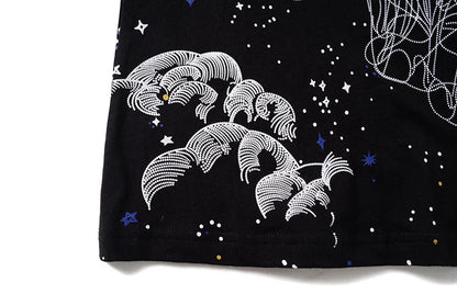 T-shirt galaxie du tigre noir