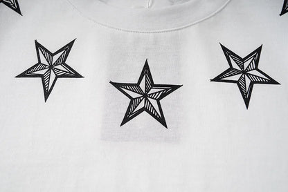 T-shirt étoiles blanc