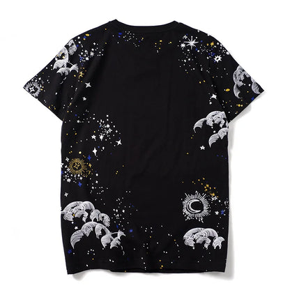 T-shirt galaxie du tigre noir