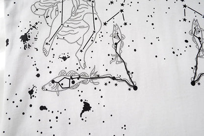 T-shirt constellation blanc