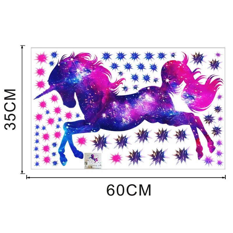 Licorne mauve ( x70 )