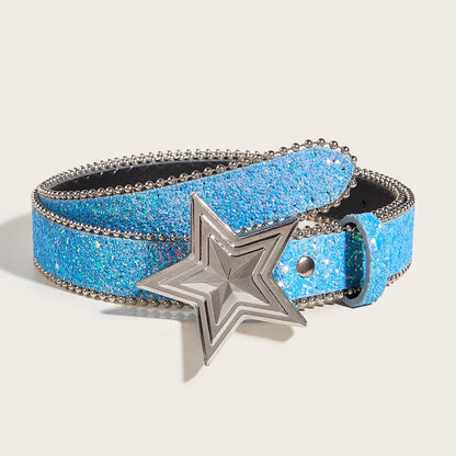 Ceinture d'étoile stass bleu