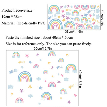 Arc-en-ciel étoile ( x30 )